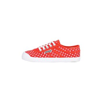 Kawasaki  Polka Canvas Shoe  5030 Cherry Tomato  Módne tenisky Červená