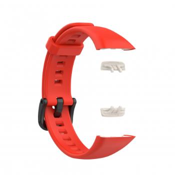 BStrap Silicone remienok na Honor Band 6 / Huawei Band 6, red (SHO003C03)