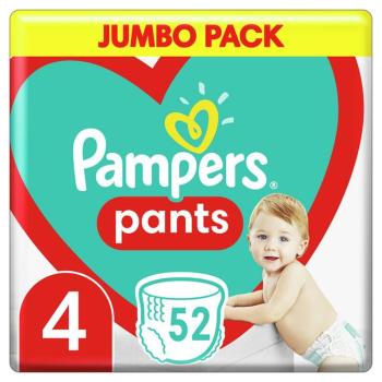 PAMPERS Pants plienkové nohavičky veľ. 4 (9 - 15 kg) 52 ks