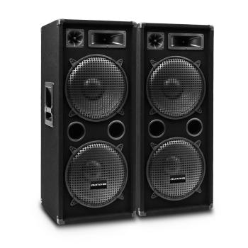 Auna Pro PW-2522 MKII, pár pasívnych PA reproduktorov, 15" subwoofer, 750 W RMS