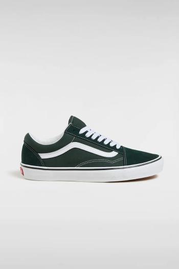 Tenisky Vans Old Skool zelená farba, VN000D7ZPRM1