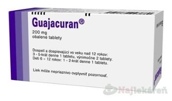 Guajacuran 200 mg 50 tbl