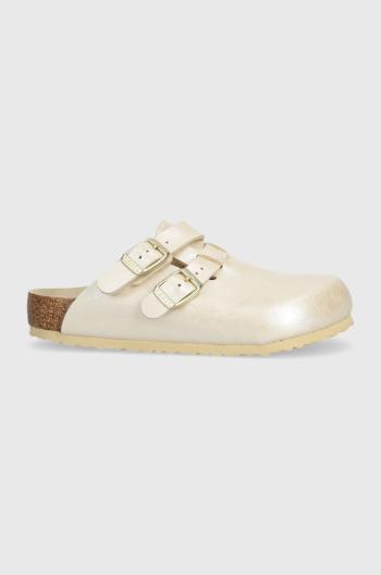 Detské šľapky Birkenstock Kay Kids BF béžová farba