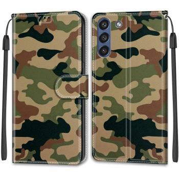 ART Peňaženkový kryt pre Samsung Galaxy S21 FE 5G CAMUFLAGE