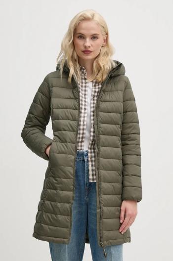 Bunda Pepe Jeans AMMY LONG dámska, zelená farba, zimná, PL402442