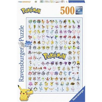 Ravensburger 147816 Prvých 151 Pokémonov 500 dielikov (4005556147816)