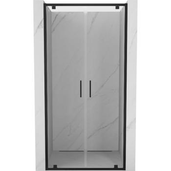 MEXEN - Exo sprchové dvere krídlové 100 cm, transparent, čierna (8182-100-000-70-00) 2. akosť