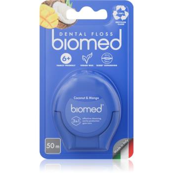 Biomed Dental Floss dentální nit Coconut and Mango 50 m