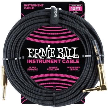 Ernie Ball P06081-EB 3 m Rovný - Zalomený Nástrojový kábel