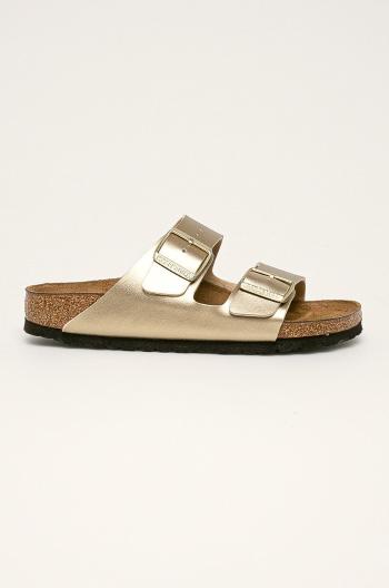Šľapky Birkenstock Arizona dámske, zlatá farba, 1016111