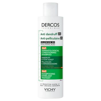 VICHY Dercos 2 v 1 Šampón a kondicionér proti lupinám 200 ml