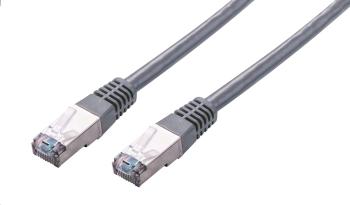 Kabel C-TECH CB-PP5F-5 patchcord Cat5e, FTP, šedý, 5m