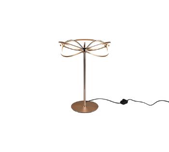 LED stolová lampa Trio Charivari mosadz 521210108