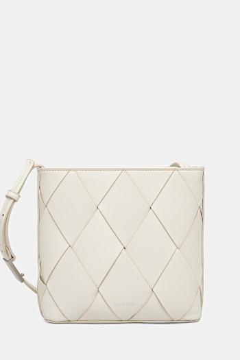 Kabelka Calvin Klein béžová farba, K60K612991