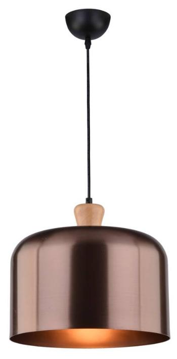 STROPNÁ ZÁVESNÁ LAMPA DICTORY E27 HNEDÁ