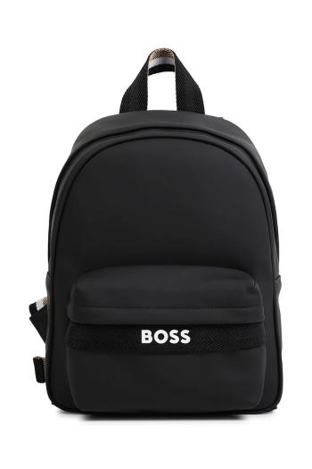 Detský ruksak BOSS čierna farba, malý, s nášivkou, J51713