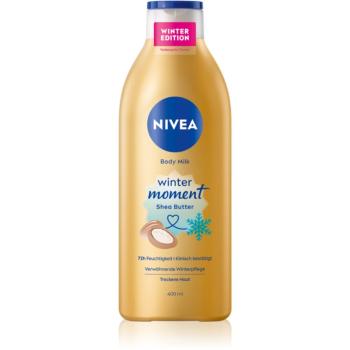 NIVEA Winter Moment výživné telové mlieko s bambuckým maslom 400 ml