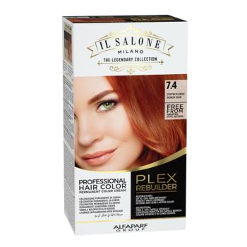 Alfaparf Milano Permanentná farba na vlasy Plex Rebuilder (Permanent Color Cream) 7.4