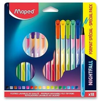 MAPED Color´Peps Nightfall Teens 18 farieb (3154148444015)