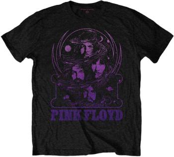 Pink Floyd Tričko Purple Swirl Unisex Black M