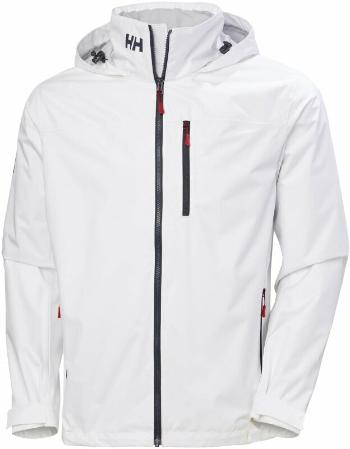 Helly Hansen Bunda Men's Crew Hooded Sailing Jacket 2.0 White L