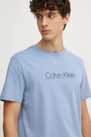 Bavlnené tričko Calvin Klein pánske, s nášivkou, K10K113587