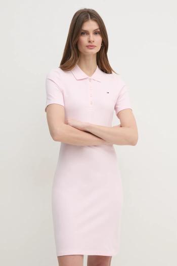 Šaty Tommy Hilfiger mini, priliehavé, WW0WW43228