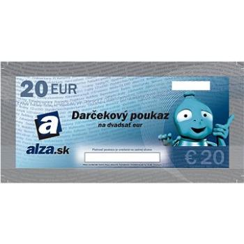 Darčekový poukaz Alza.sk na nákup tovaru v hodnote 20 €