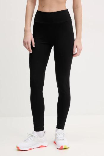 Legíny EA7 Emporio Armani dámske, čierna farba, s potlačou, AF12484.7W000080