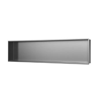 Vstavaná polička SAT Aurum kartáčovaná oceľ 121x28 cm SATAURN12128BS