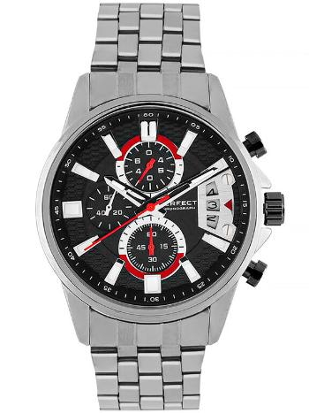 Pánske hodinky PERFECT M504CH-02 - CHRONOGRAF (zp383b) + BOX