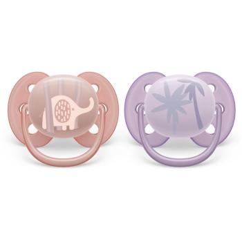 Philips Avent Ultrasoft Premium 0-6m cumlík Animal Girl 2 ks