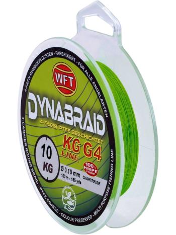 Wft splietaná šnúra round dynamix g4 chartreuse 150 m - 0,08 mm 7 kg