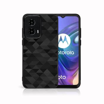 MY ART Ochranný kryt pre Motorola Moto G04 / G24 / G24 Power BLACK TRIANGLES (232)