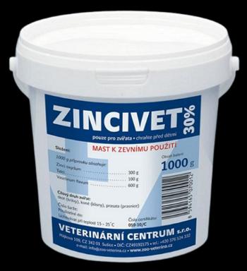 Zincivet 30% zinková masť pre zvieratá 1kg