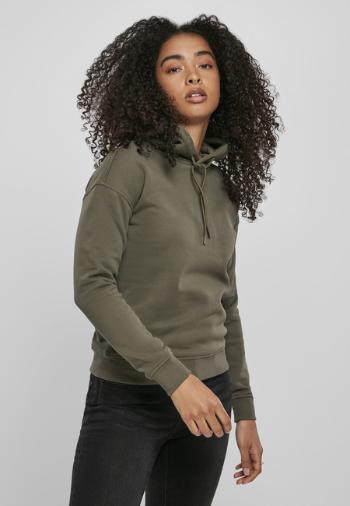 Urban Classics Ladies Organic Hoody olive - XS