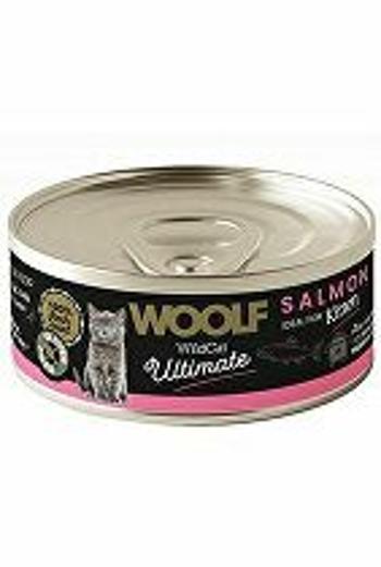 WOOLF Wildcat Ultimate konz Kitten Lososová paštéta 85g