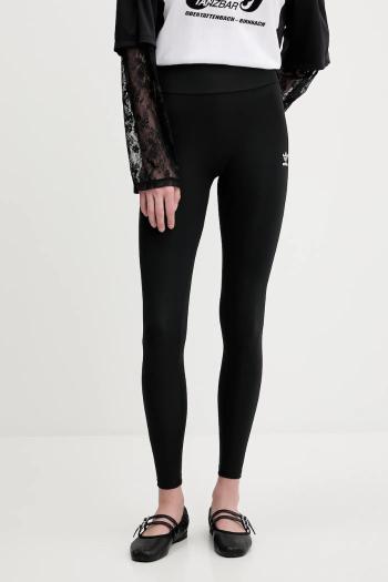 Legíny adidas Originals Essentials čierna farba, jednofarebné, JY0015