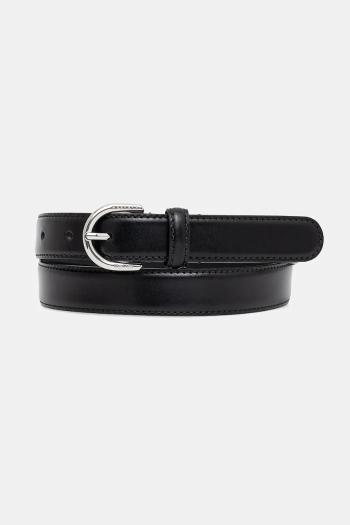Kožený opasok Weekend Max Mara UDINE čierna farba, 2525506044600