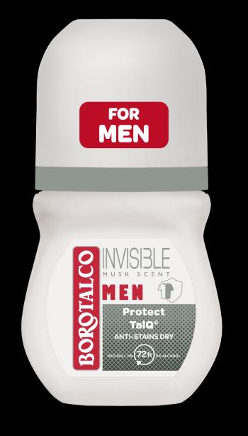 BOROTALCO Men Absolute InvisibleDry Musk Scent, Deodorant roll-on pre mužov 50 ml