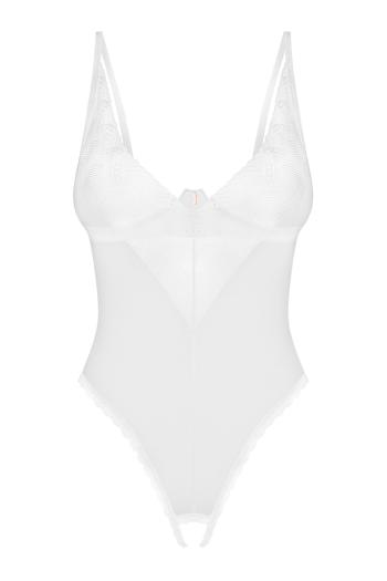 Biele crotchless body Alissium