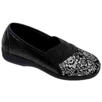 GOJI elastická obuv O6968-F48 Nursing Care čierna / strieborná EU 39 / 254 mm (5600936676819)