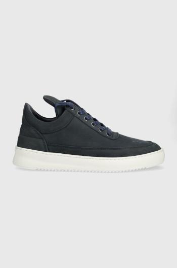 Semišové tenisky Filling Pieces Low Top Ripple Nubuck tmavomodrá farba, 25122842001