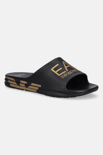 Šľapky EA7 Emporio Armani čierna farba, AF18618.7X000356