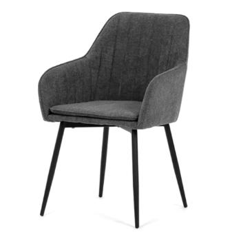 Jedálenská stolička Autronic 55x84 cm sivá látka DCL-221 GREY2