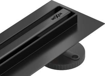 MEXEN - Flat 360 Slim podlahový žľab 90 cm otočný čierna 1741090