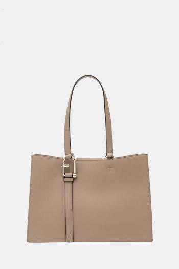 Kožená kabelka Furla hnedá farba, WB01371.BX2045.1257S1007