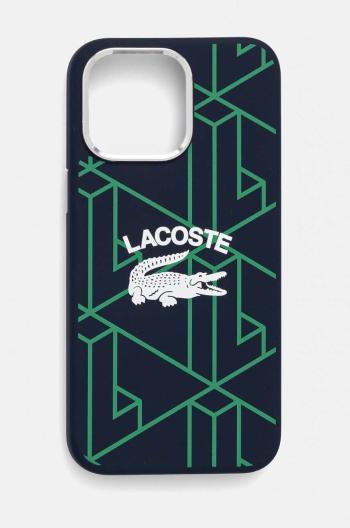 Puzdro na mobil Lacoste iPhone 15 Pro Max 6.7 tmavomodrá farba, LCHMP15XSBIV