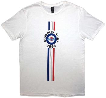 Oasis Tričko Stripes '95 Unisex White L