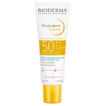 Bioderma Ochranný krém na opaľovanie pre citlivú a suchú pleť SPF 50+ Photoderm Creme (Cream) 40 ml